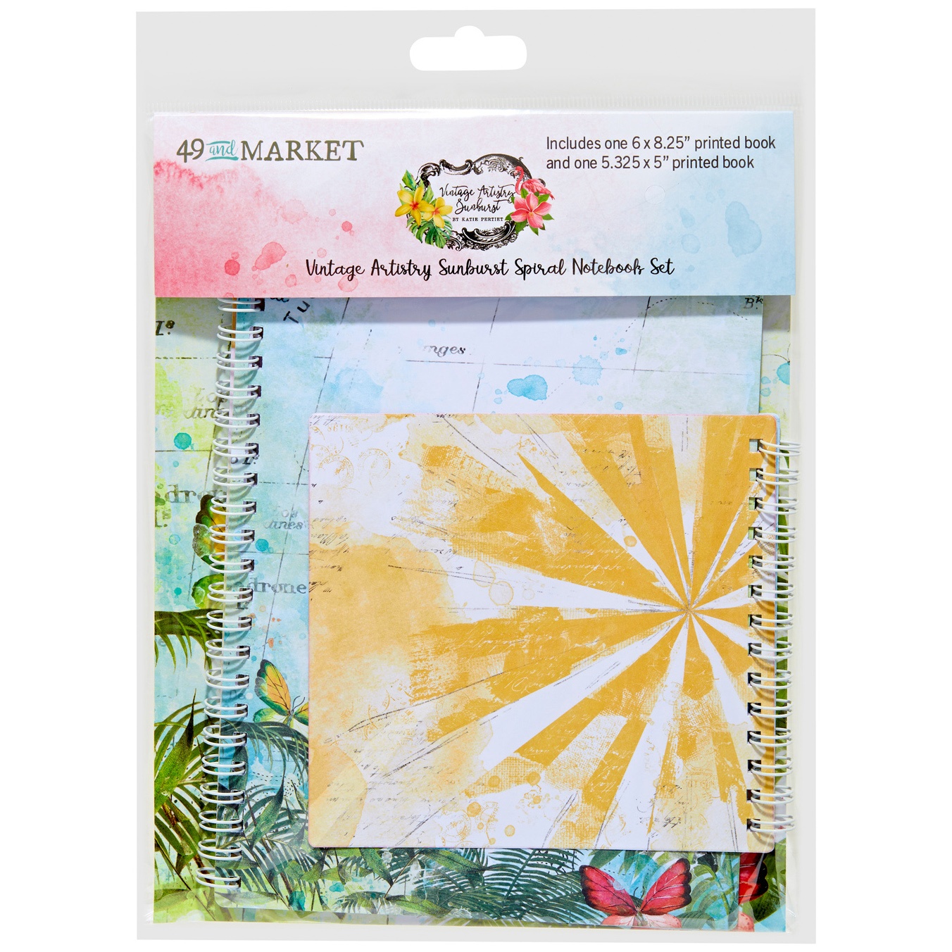 Bild von 49 And Market Spiral Notebook Set-Vintage Artistry Sunburst