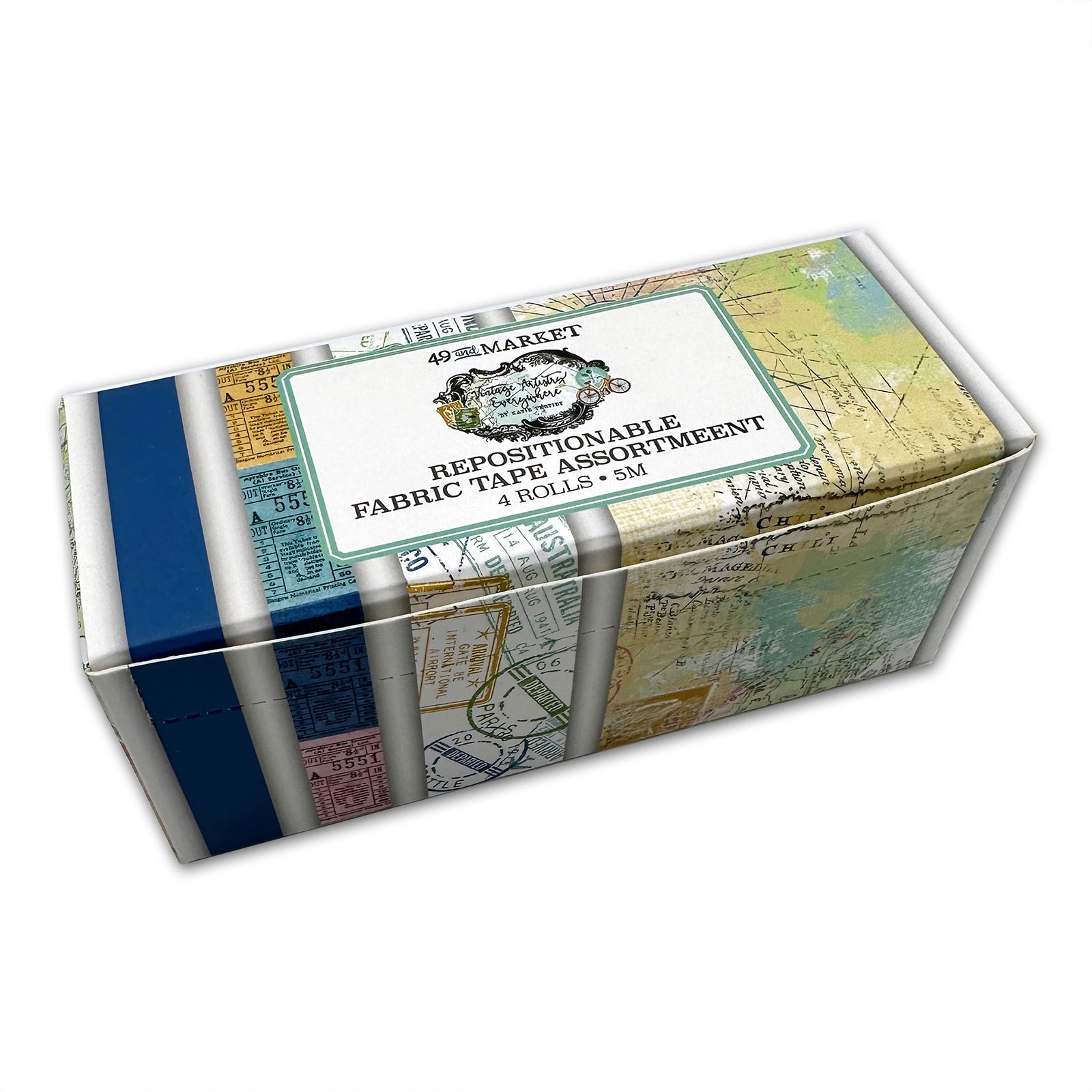 Bild von 49 And Market Fabric Tape Assortment 4/Rolls-Vintage Artistry Everywhere