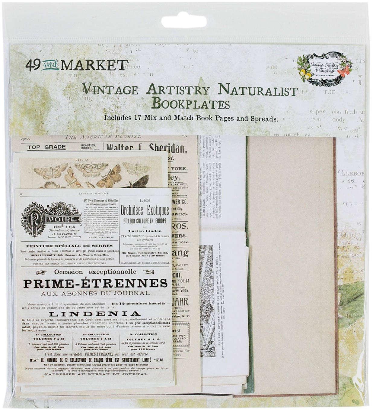 Bild von Vintage Artistry Naturalist Bookplates- 