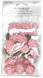Bild von 49 And Market Royal Posies Paper Flowers 49/Pkg-Bashful
