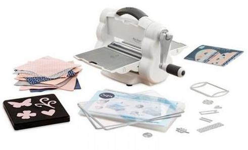 Bild von Sizzix • Big Shot Foldaway Starter Kit (Weiß & Grau) - (MBW=160,00€)