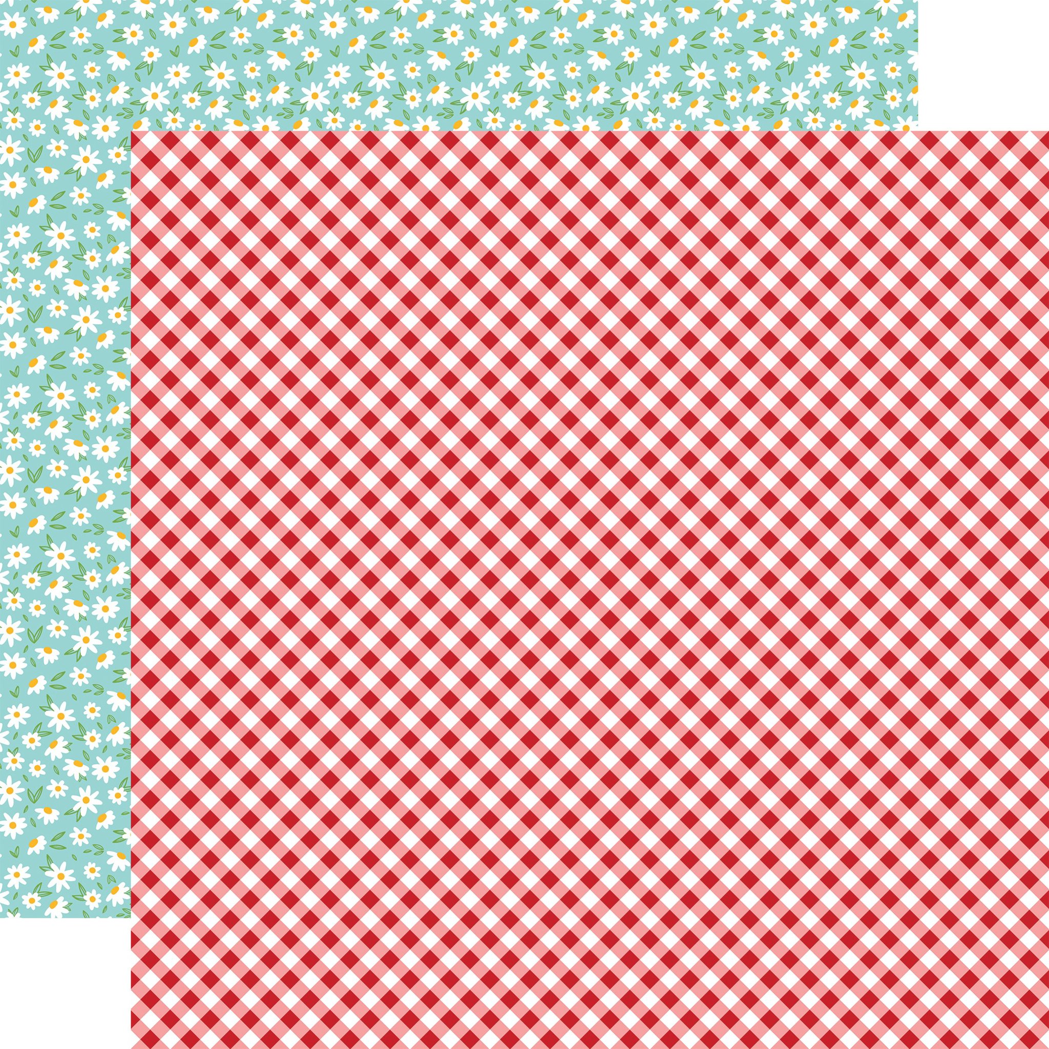 Bild von Fun On The Farm Cardstock 5 Blatt  12"X12"-Picnic Memories 