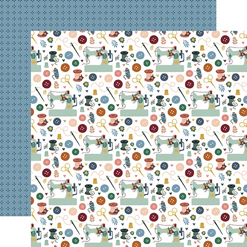 Bild von Let's Create Cardstock 5 Blatt  12"X12"-Sew Cute 