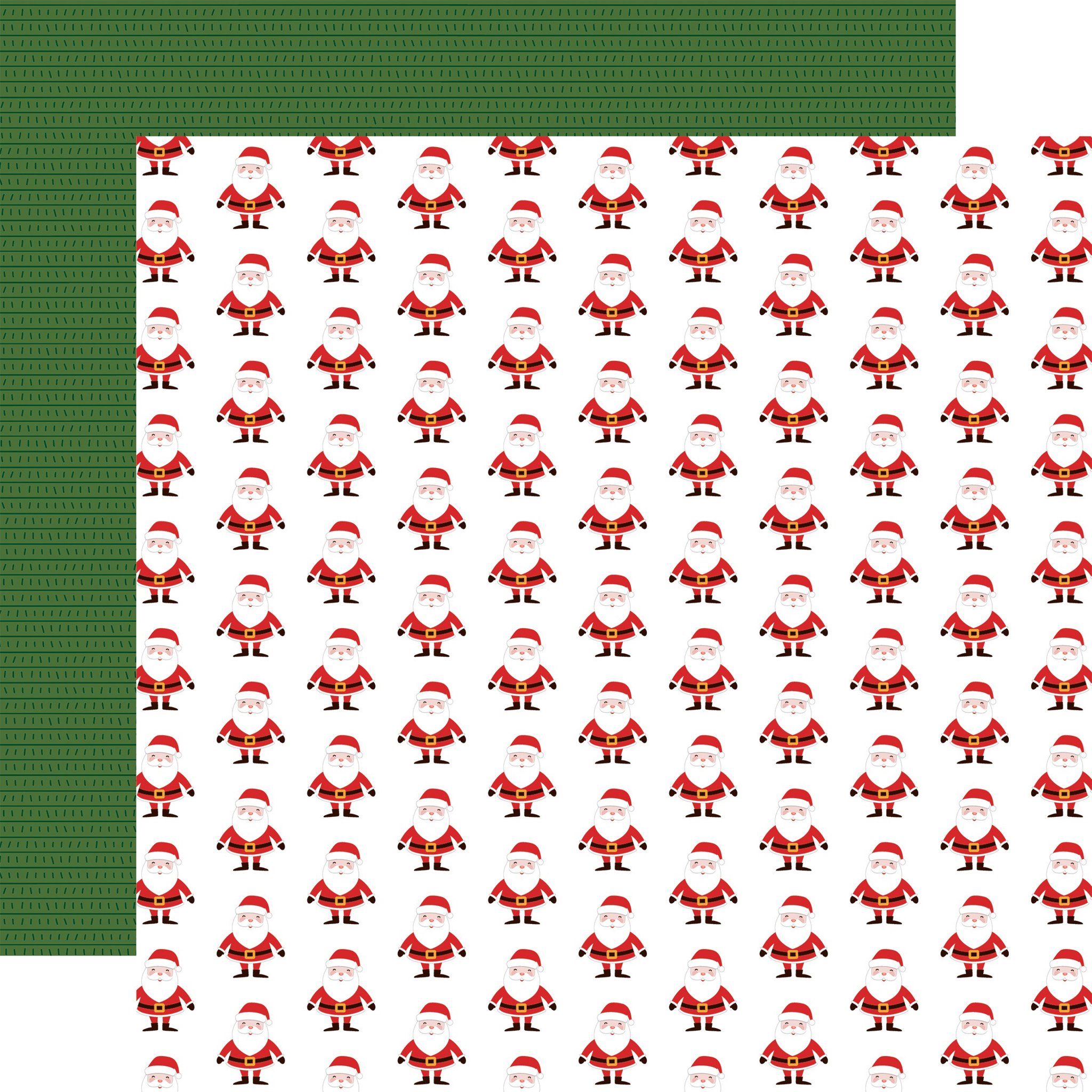 Bild von Have A Holly Jolly Christmas Cardstock 5 Blatt  12"X12"-Jolly Saint Nick 