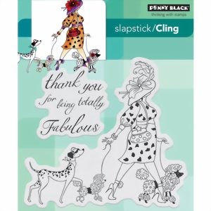 Bild von Penny Black Cling Stamp TOTALLY FABULOUS Stempel