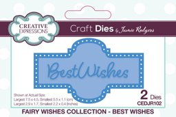 Bild von Creative Expressions Craft Dies By Jamie Rodgers-Best Wishes - Fairy Wishes