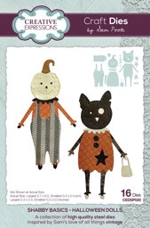Bild von Creative Expressions Craft Dies By Sam Poole-Halloween Dolls