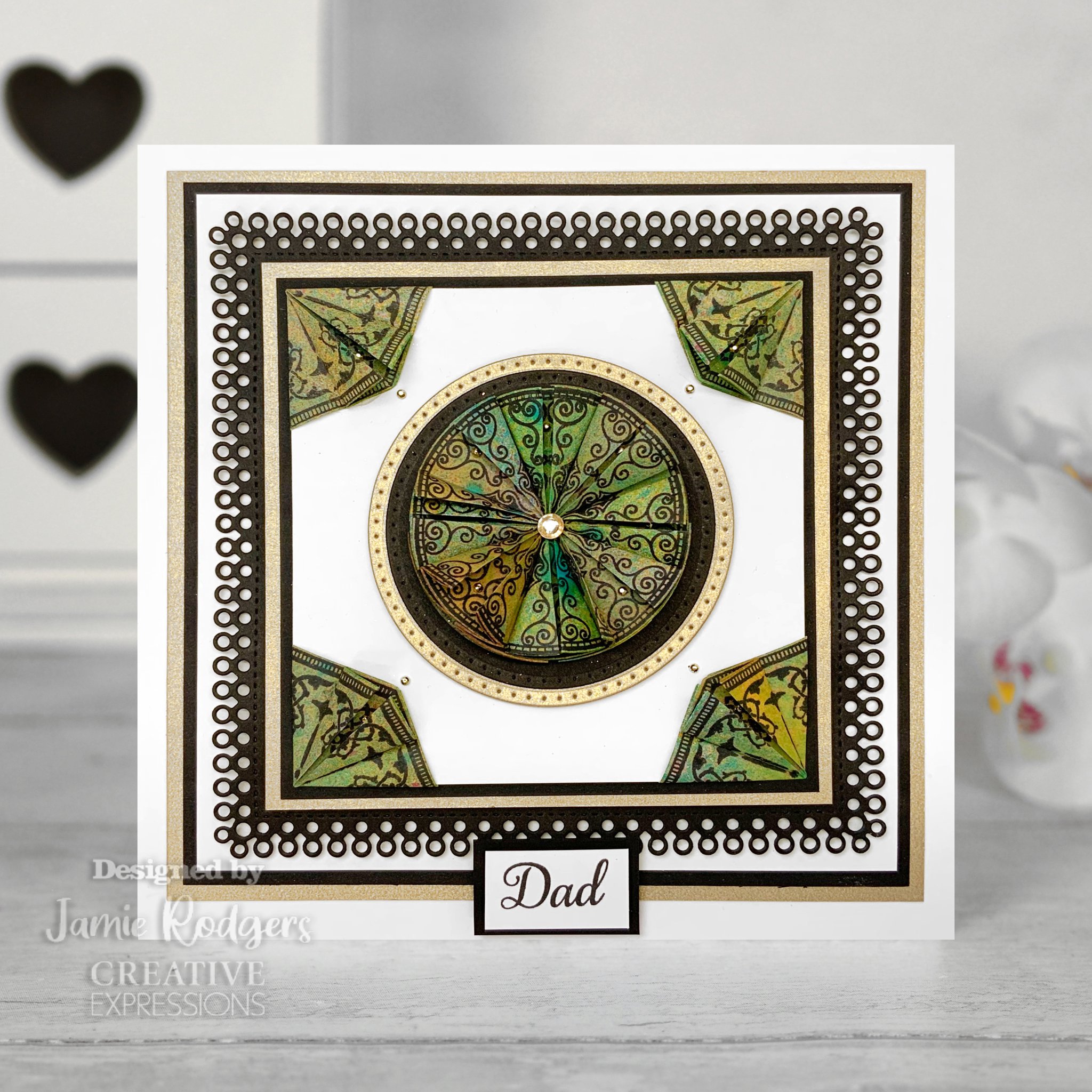 Bild von Creative Expressions Craft Dies By Jamie Rodgers-Tea Bag Folding Squares