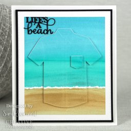 Bild von Creative Expressions Craft Dies By Sue Wilson-Mini Sentiments Life's A Beach