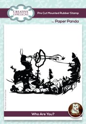 Bild von Creative Expressions Pre Cut Rubber Stamp By Paper Panda-Who Are You?