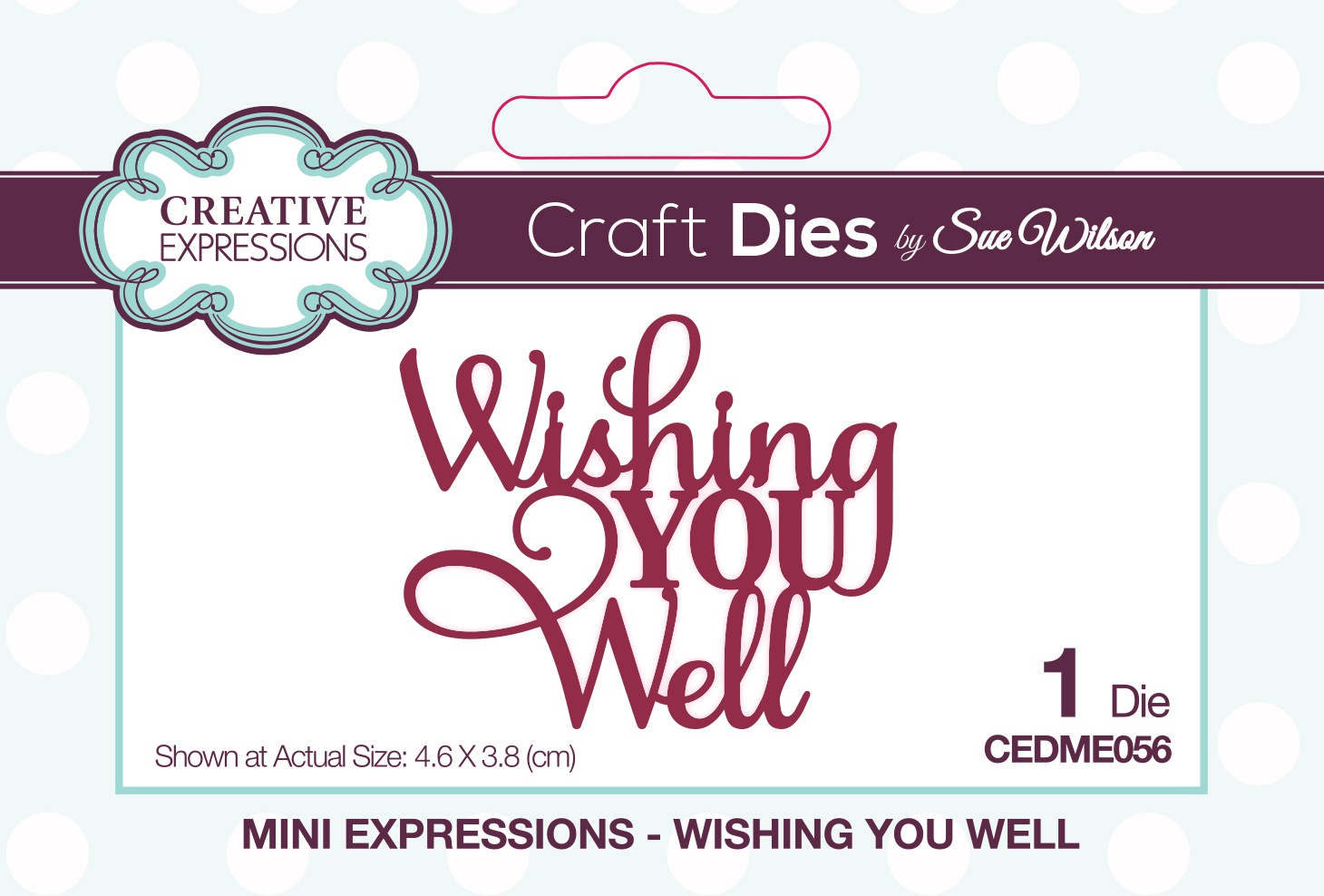 Bild von Creative Expressions Craft Dies By Sue Wilson-Mini Expressions- Wishing You Well