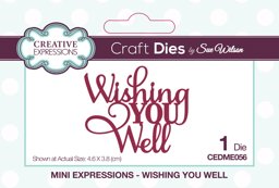 Bild von Creative Expressions Craft Dies By Sue Wilson-Mini Expressions- Wishing You Well