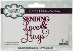 Bild von Creative Expressions Craft Dies By Sue Wilson-Mini Expressions- Love & Hugs