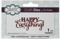 Bild von Creative Expressions Craft Dies By Sue Wilson-Mini Expressions- Happy Everything