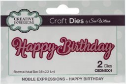 Bild von Creative Expressions Craft Dies By Sue Wilson-Noble Expressions-Happy Birthday