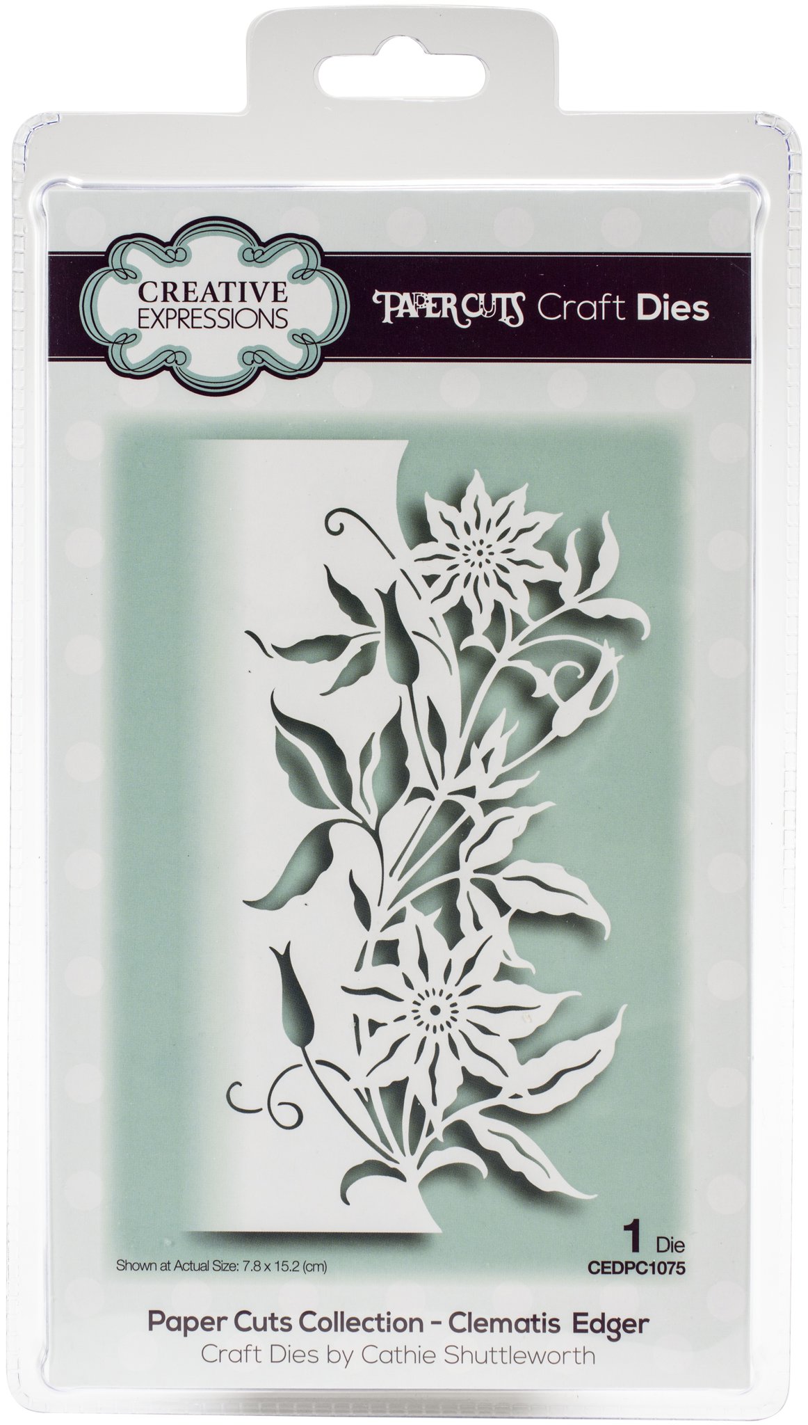 Bild von Creative Expressions Paper Cuts Edger Craft Dies-Clematis