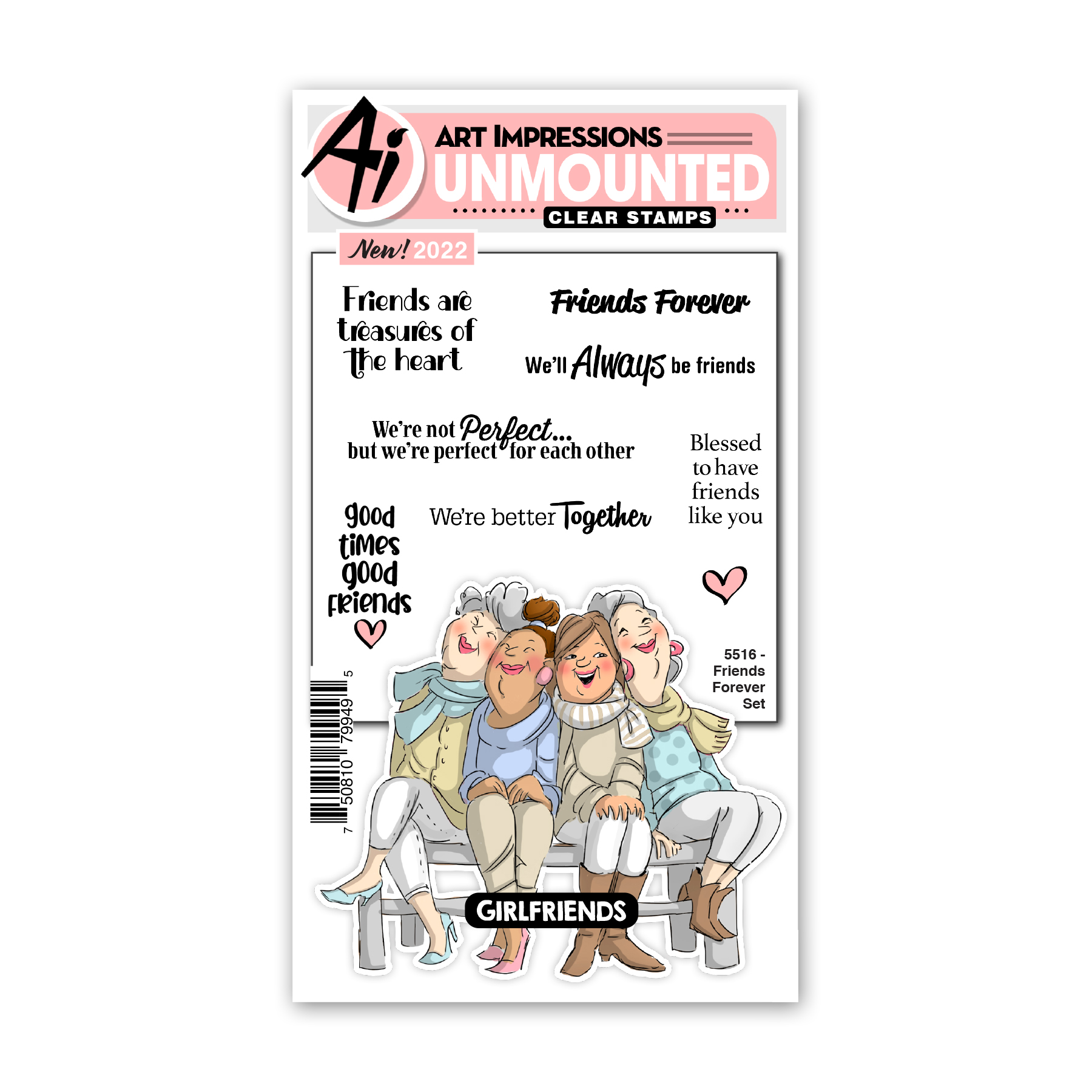 Bild von Art Impressions  Clear Stamps - Friends Forever Set