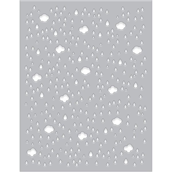 Bild von Hero Arts Fancy Dies Cloud & Raindrop Confetti Stanze