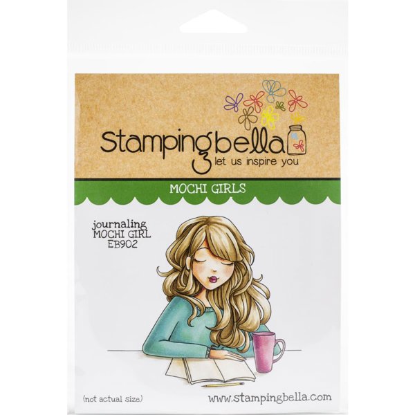 Bild von Stamping Bella Cling Stamps-Journaling Mochi Girl